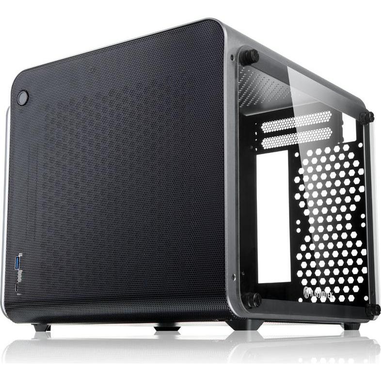 Raijintek Metis EVO TG (Mini-ITX), PC Gehäuse, Schwarz, Transparent
