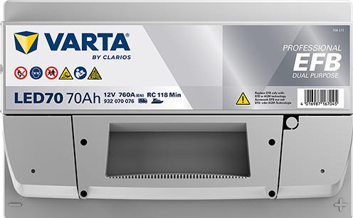Produktbild Varta LED70 (12 V, 70 Ah)