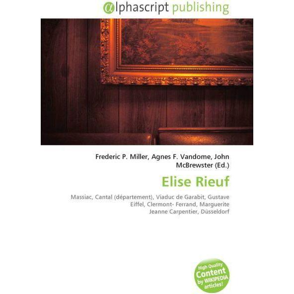 Elise Rieuf, Fachbücher