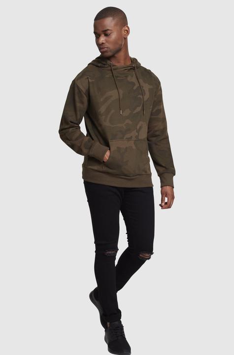 Produktbild Urban Classics High Neck Camo Hoody (M)