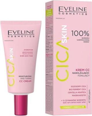 Eveline Cica Skin Cc Cream Moisturizing And Toning 30ml