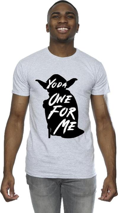 Actual product image Star Wars Mens Yoda One For Me T-Shirt (S)