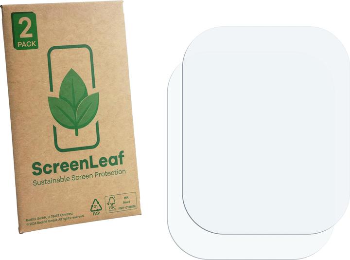 Produktbild ScreenLeaf Schutzfolie für Trunsif Smartwatch 1.85" nachhaltiger Displayschutz Display Schutz Folie Klar