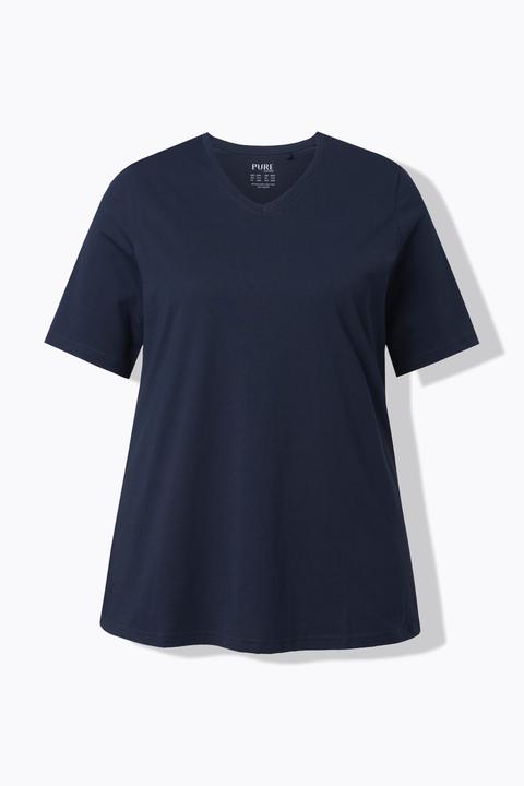 Actual product image Ulla Popken 2 Pack of Eco Cotton Basic Tees (60)