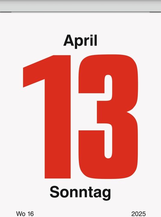 Productafbeelding Scheurkalender 65x98mm 2025 (65 x 98 mm)