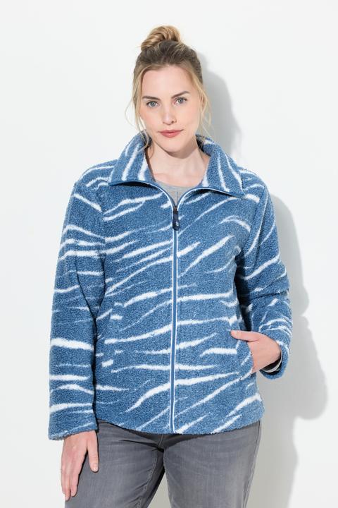 Produktbild Laurasøn Teddyjacke, Stehkragen, Langarm, Zipper (XXL)