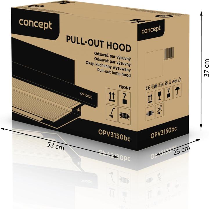 Actual product image Concept OPV3150BC (Hut ventilator)