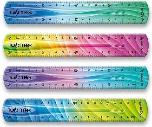 Actual product image Maped Twist'n Flex DECOR flat ruler, 200 mm, unbreakable (20 cm)