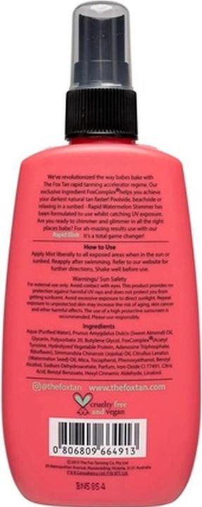 Immagine prodotto The Fox Tan Anguria rapida Shimmer (Spray autoabbronzante, 120 ml)