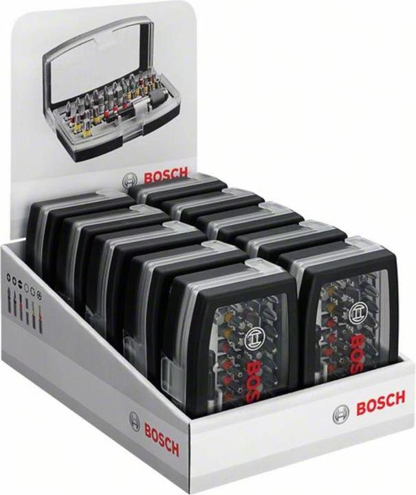 Actual product image Bosch Professional Zubehör Bit Set 32 pieces Accessories 2 (Cross Phillips PH M1, Cross Phillips PH M2, Cross Pozidriv PZ M1, Cross Pozidriv PZ M2, Cross Phillips PH M3, Cross Pozidriv PZ M3, Hexagon socket TX with hole M10, Hexagon socket TX with hole M20, Hexagon socket TX With hole M25, Hexagon socket TX with hole M27, Hexagon socket TX with hole M30)