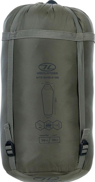 Produktbild Highlander Schlafsack Nite-Shield 100 (220 cm)