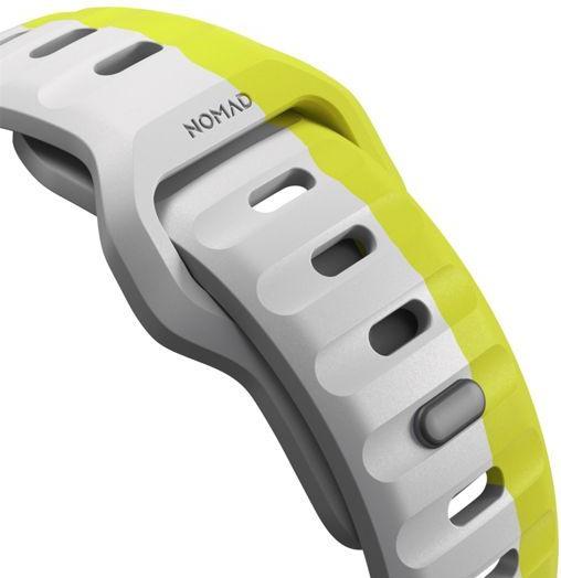 Produktbild Nomad Sport Band 42/44/45mm bicolor Lunar Gray/High Volta (Fluorkautschuk, 44mm)
