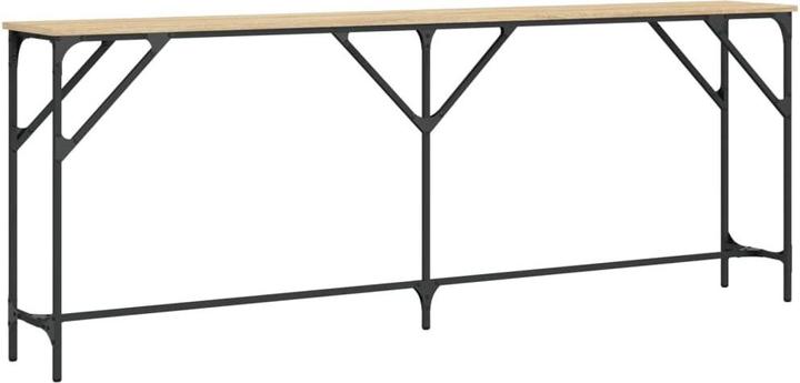 vidaXL Table console chêne Sonoma 200x29x75 cm (200 x 29 x 75 cm)