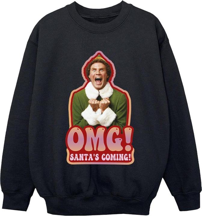 Immagine prodotto Elf Santa's Coming Felpa Ragazzi (128)