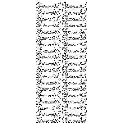 Hobby2you, Sticker, Decorstix guld " Barnedb"