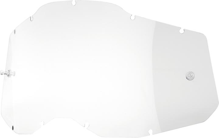 100% RC2/AC2/ST2 Replacement - Sheet Clear Lens (Skibrille Ersatzglas)