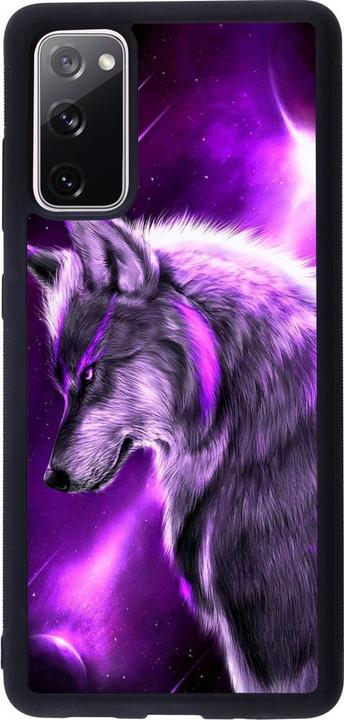 Actual product image PhoneLook Case Galaxy S20 FE Silicone Black Purple Sky Wolf (Samsung Galaxy S20 FE 5G)