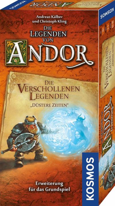 Produktbild Kosmos Die Legenden von Andor - Die verschollenen Legenden "Düstere Zeiten" (Deutsch, 2 - 4 Spieler)
