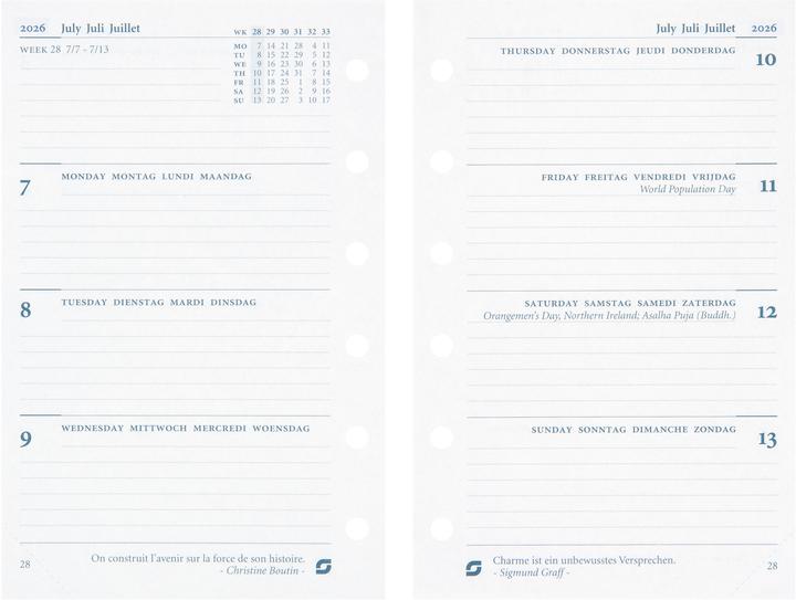 Image du produit Succes Junior recharge 1 semaine sur 2 pages - Blanc