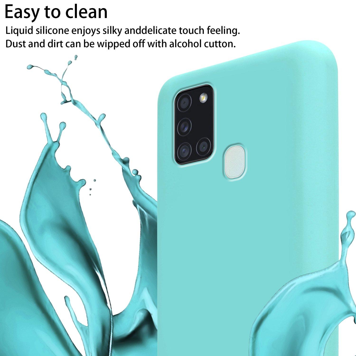 Thumbnail - Cadorabo TPU Cover Handy Kette Liquid, Handykette, Türkis