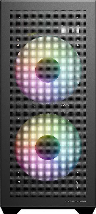 Image du produit LC-Power Bo?tier Micro-ATX 717B black USB3.2/Audio,sans alimentation (ATX, mATX, Mini-ITX)