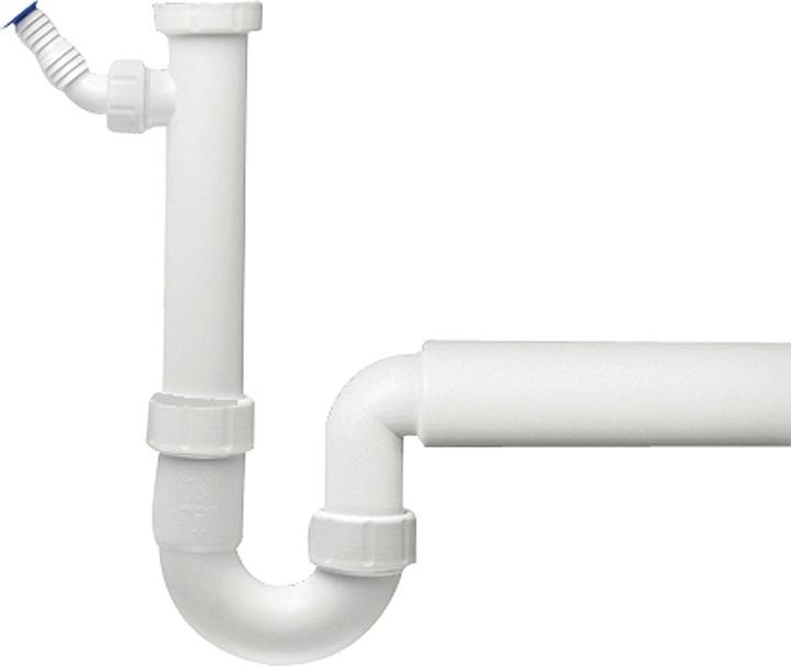 Produktbild Franz Haas Haas Siphon Geruchsverschluss 6/4" mit starrem Schlauch ø 40/50 mm Kunststoff