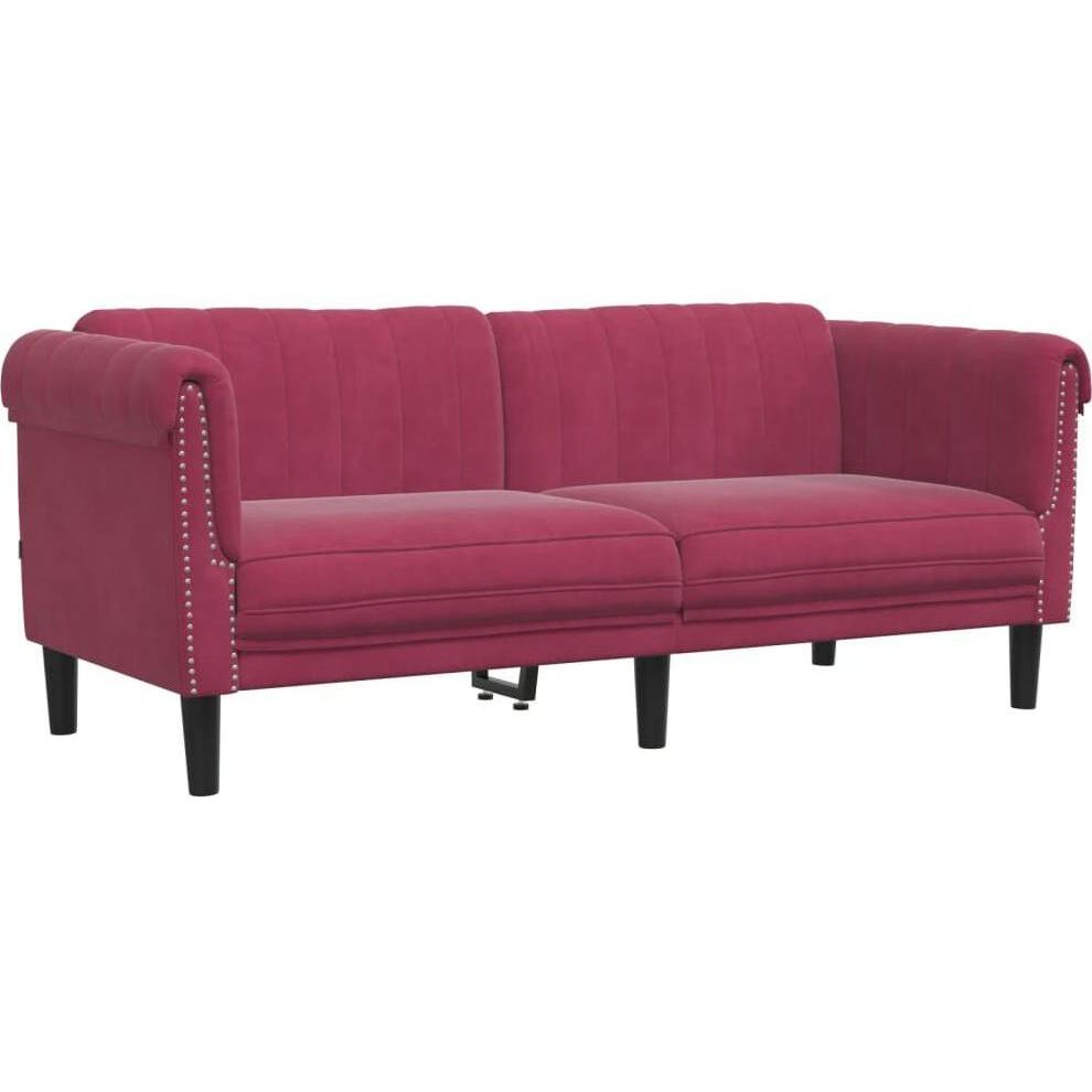 Vidaxl Rot Sofa + Bettsofa, Sofa