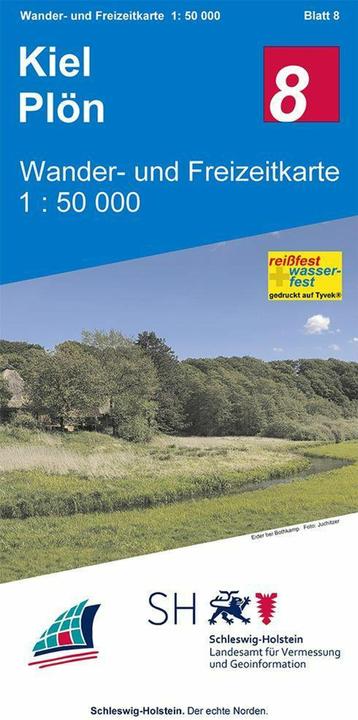 Actual product image Hiking and leisure map Kiel, Plön