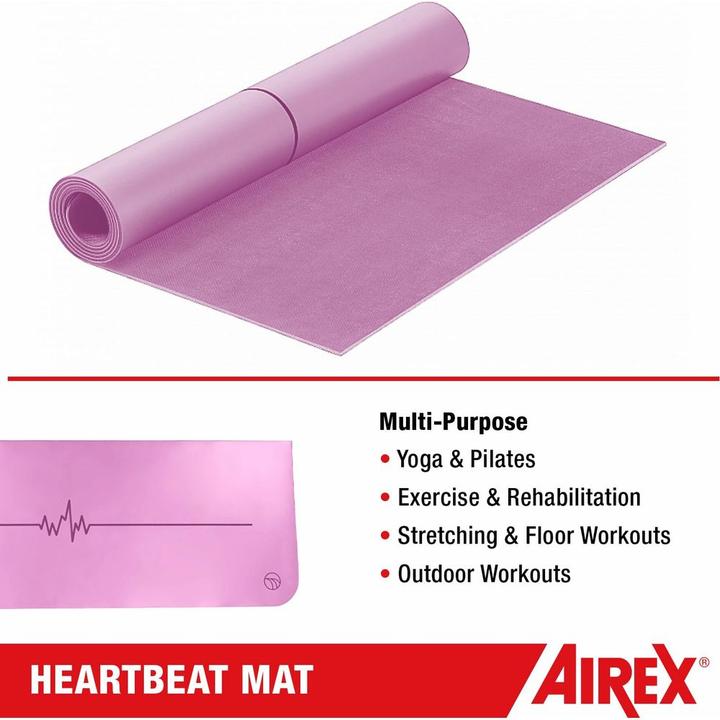 Produktbild Airex Gymnastikmatte Heartbeat, Pink (4 mm)