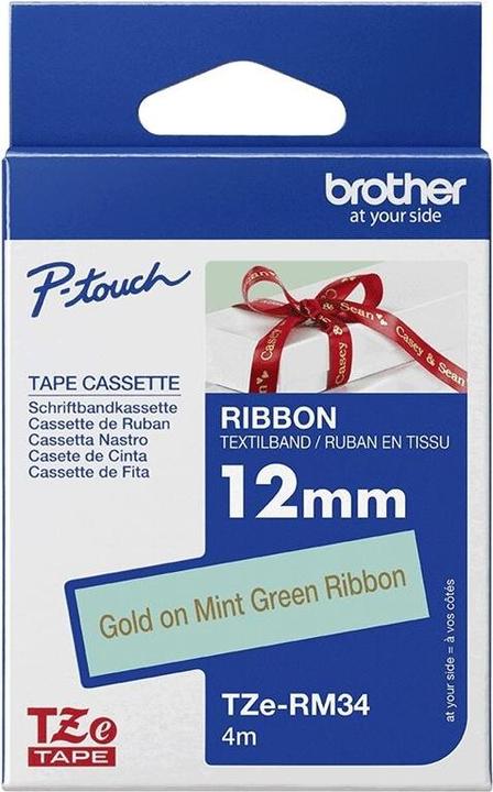 Produktbild Brother TZe-RM34 (1.50 cm, Grün)