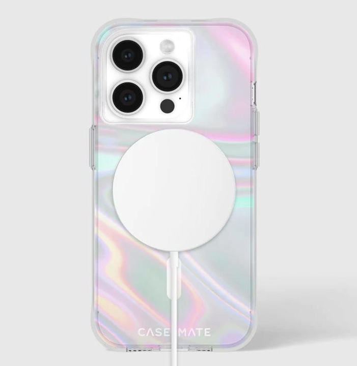 Actual product image Case-Mate Soap Bubble MagSafe Case (Apple iPhone 15 Pro)