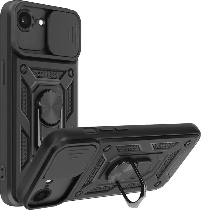 Produktbild Avizar Ring Hülle iPhone 16e mit Halterung (Apple iPhone 16e)