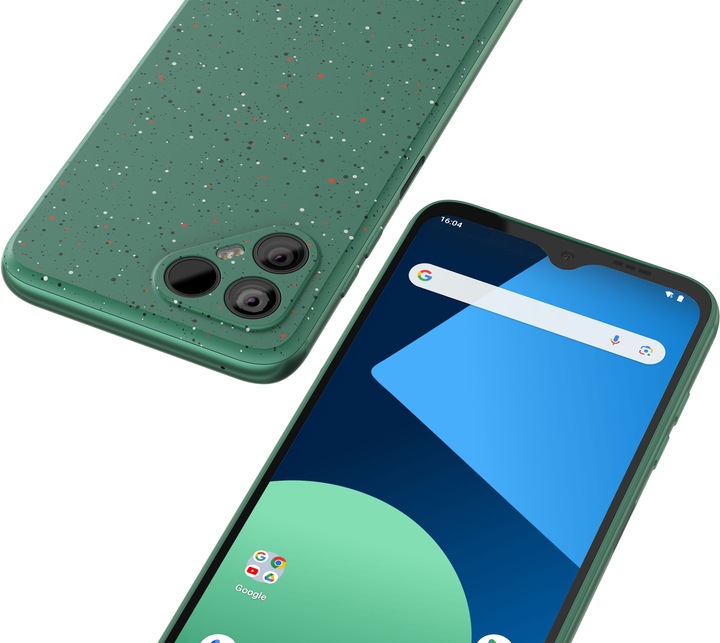 Produktbild Fairphone 4 (256 GB, Green Speckled, 6.30", SIM + eSIM, 48 Mpx, 5G)