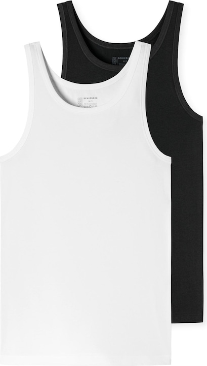 Schiesser 2er Pack 95/5 Organic Cotton Unterhemd / Tanktop