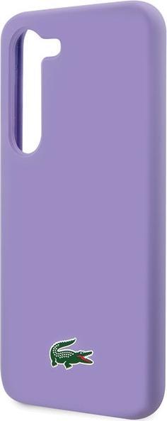 Actual product image Lacoste LCHCS23SSLOU S23 S911 fioletowy/parme hardcase Silicone (Samsung Galaxy S23)