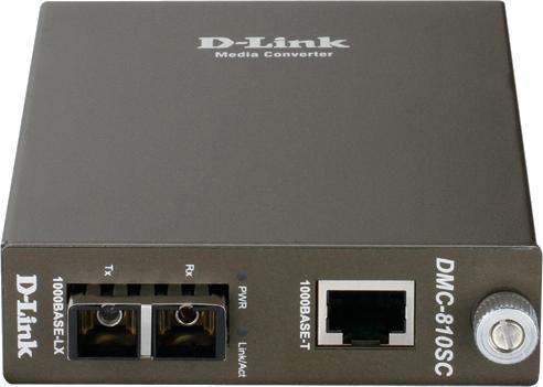 Actual product image D-Link DMC-810SC, 1000BaseT to 1000BaseLX SC-Duplex SM (Media converter)