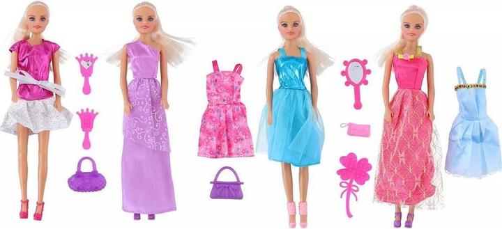 Actual product image Eddy Toys Fashion doll set 4 pcs 29cm PL