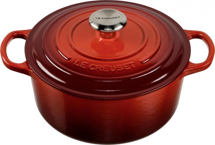 Produktbild Le Creuset Signature (24 cm, Bräter + Schmortopf, Gusseisen)