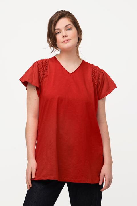 Produktbild Ulla Popken T-Shirt, A-Linie, V-Ausschnitt, Halbarm (46, 48)