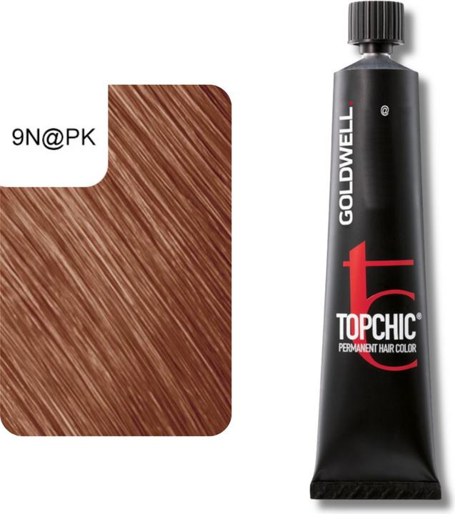 Actual product image Goldwell Topchic (9N@Pk very light blond elumenated pink)