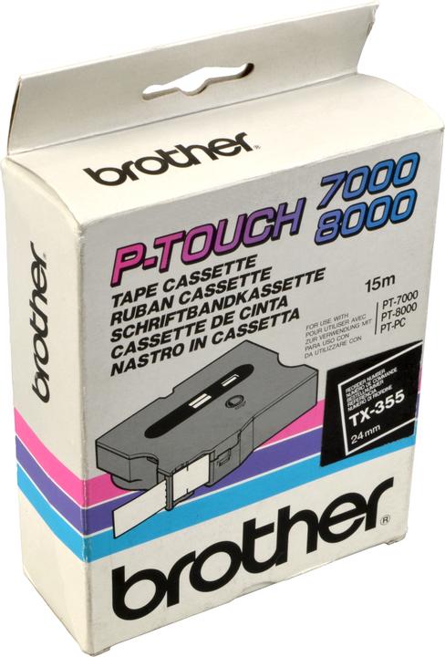 Actual product image Brother P-Touch (2.40 cm, Black)