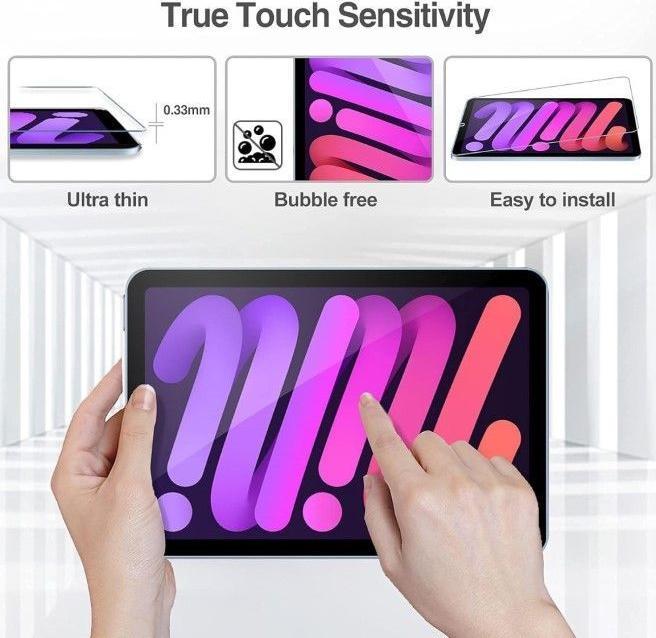 Immagine prodotto MU Budget Schutzglas Displayschutz (2 pz., Apple iPad mini 2021, Apple iPad mini 2024)