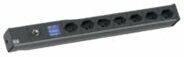 Produktbild Bachmann Steckdosenleiste 19 BlueNet Metered, 7xT13 (7 x, Typ 13, 2 m)