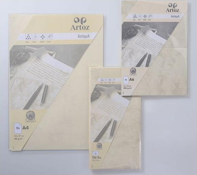 Produktbild Artoz Antiqua Bogen A4 cham. (A4)