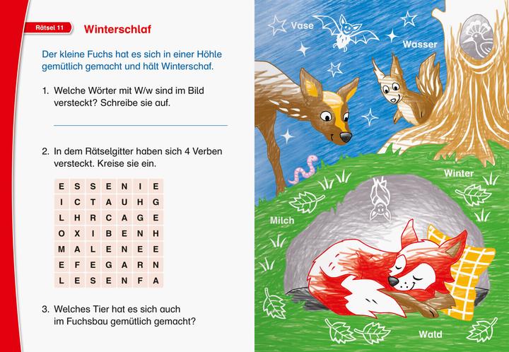 Produktbild Ravensburger Leserabe Rätselspass Zauber-Malrätsel zum Lesenlernen: Im Wald (1. Lesestufe)