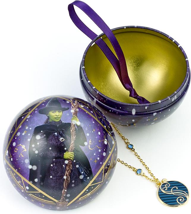 Actual product image Wicked Elphaba gift bauble with shiz necklace inside, one size, zinc alloy: 93 % zinc (Zinc alloy)