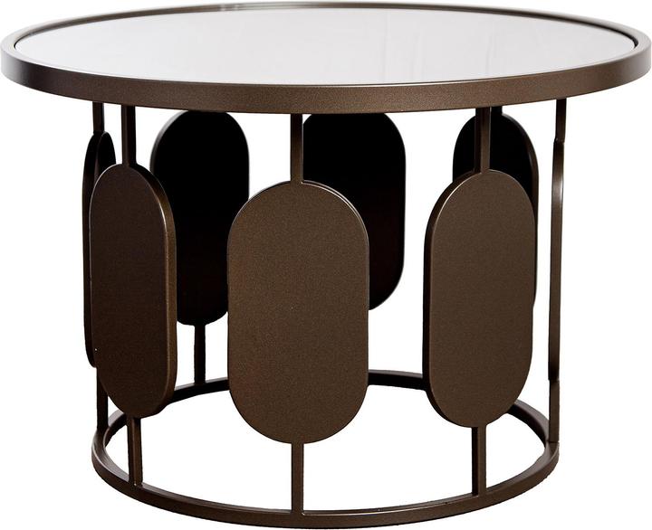 Casablanca by Gilde Beistelltisch rund Zulu low (60 x 40 cm)