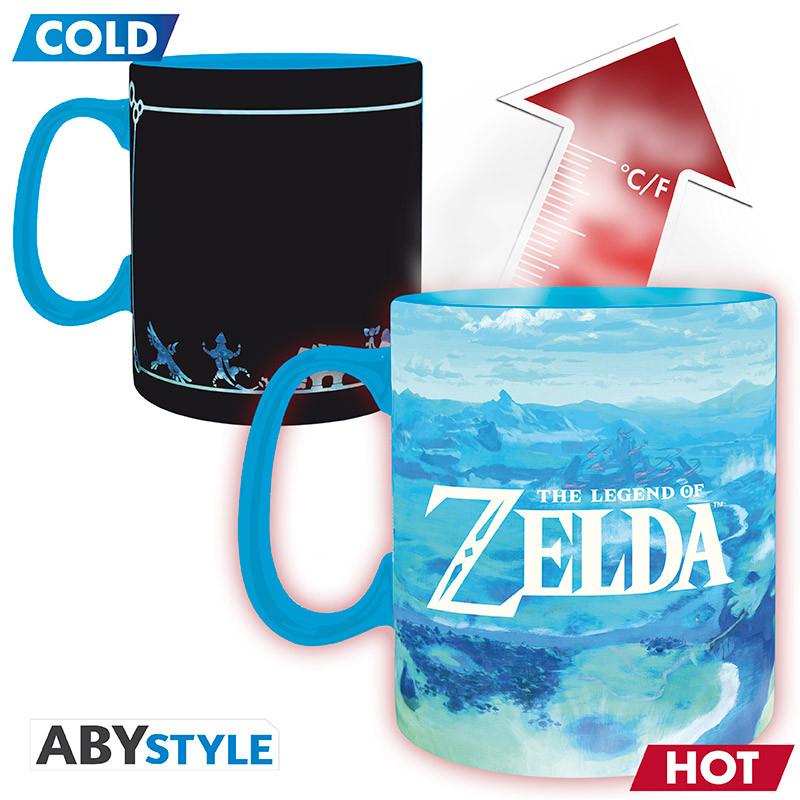 Abystyle Multicolore Tazza Cambia Colore The Legend Of Zelda Breath Of The Wild, Tazze,