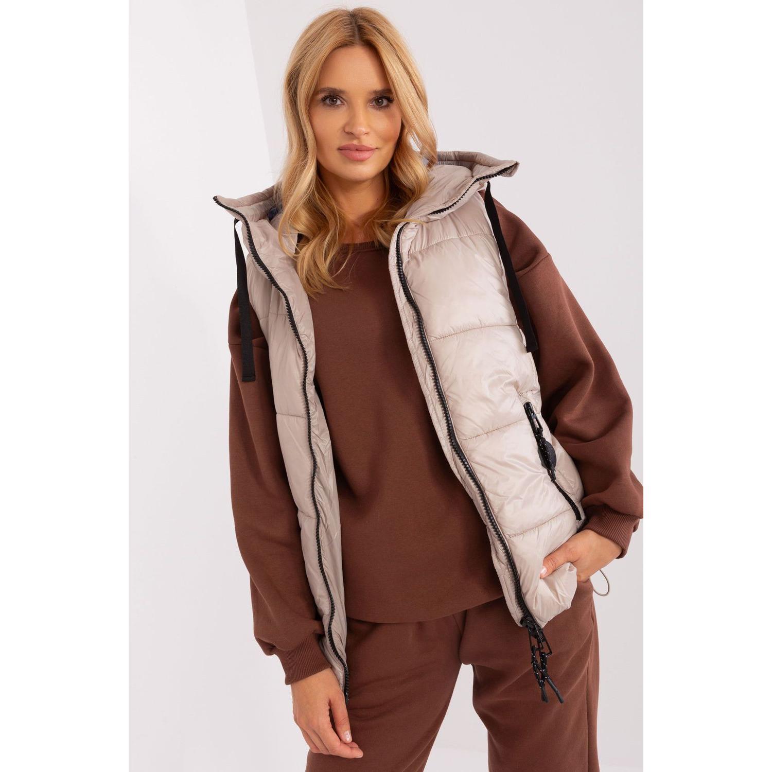 Thumbnail - Sublevel, Weste, Weste model, Beige, (M)