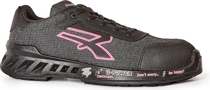 Actual product image Upower Shoes Michelle Grey Fuchsia Low Number (S1P, 35)